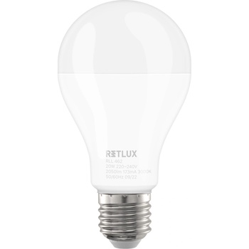 Retlux RLL 462 A67 E27 bulb 20W teplá biela