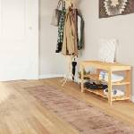vidaXL Каса за килим MARSA Бяло 50 x 350 см Полиестер и PVC (42023305)