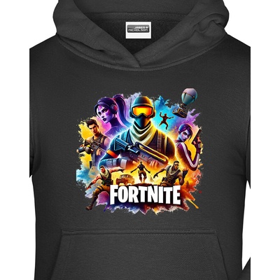 Dětská mikina Fortnite Černá