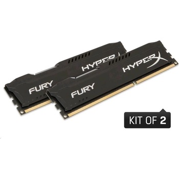 Kit RAM Kingston HyperX Fury 16 Go (2x8 Go) DDR3 1333 MHz - Reconditionné En Très Bon état - Réf. HX313C9FWK2/16