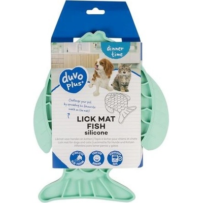 Duvo+ Lízacia podložka pre psov a mačky v tvare ryby 23,5 x 18,5 x 0,8 cm