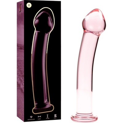 Ibiza Nebula Model 11 Dildo Borosilicate Glass 16 x 3 cm Pink