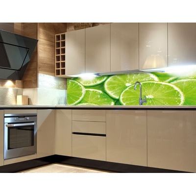 DIMEX KI-180-074 Samolepiace tapety za kuchynskú linku limetky rozmer 180 cm x 60 cm
