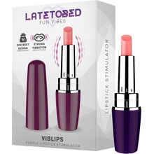 LateToBed Viblips Lipstick Stimulator Purple
