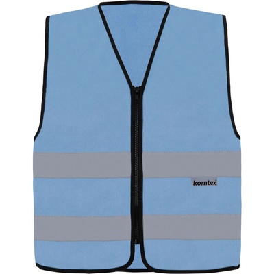 Korntex hi-vis rx217 cologne / Светлоотразителна жилетка с цип - небесно син xxxl (76r21741013)