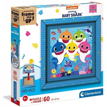 Clementoni Пъзел 60 части Frame me up - Baby Shark (38807)
