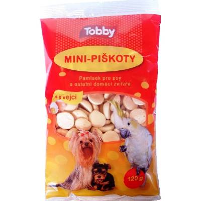 Tobby PIŠKOTY MINI krmné 120 g -10417