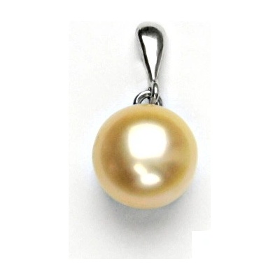 Čištín Stříbrný přívěsek přírodní perla lososová P 1299/22