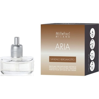 Millefiori Milano Aria Sandalo Bergamotto - Santálové dřevo a bergamot Náplň do elektrického difuzéru voní 6-8 týdnů 20 ml