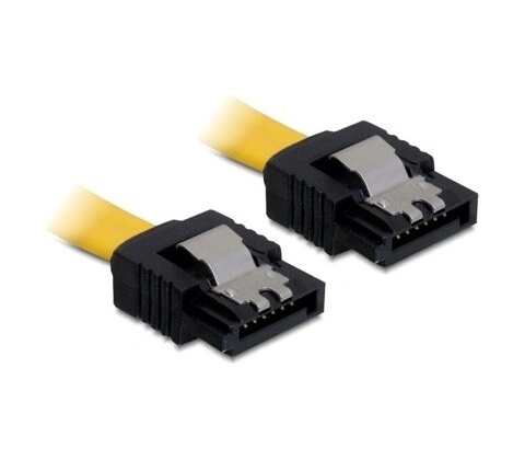 Delock 20 cm žltý 82476
