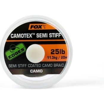 Fox šnúra Edges Camotex Semi Stiff 20m 20lb