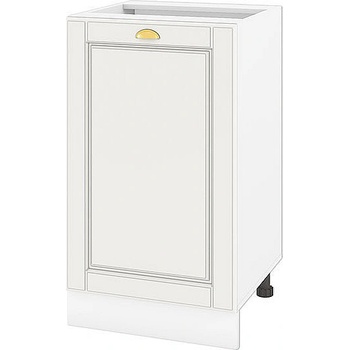 ИРИМ Долен кухненски шкаф Сити БФ-Бяло мат-09-43 50 см