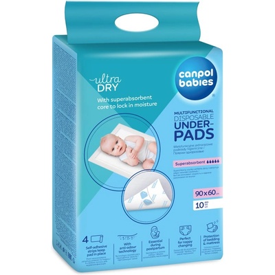 Canpol babies Disposable Underpads еднократни подложки за смяна на пелените Super Absorbent 10 бр
