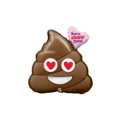 31 fóliový balónek Zamilované emoji