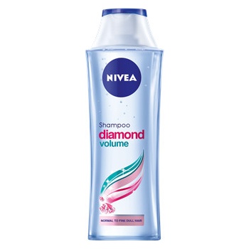 Nivea Diamond Volume šampón pro oslňující objem pro jemné vlasy bez lesku 250 ml