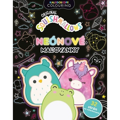 Squishmallows Neonové maľovanky