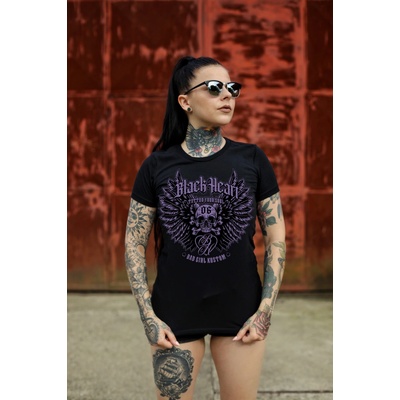 tričko street BLACK HEART NEW GLORY černá