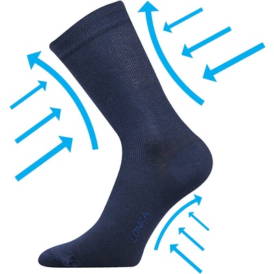 VoXX KOOPER kompresní ponožky tm modrá