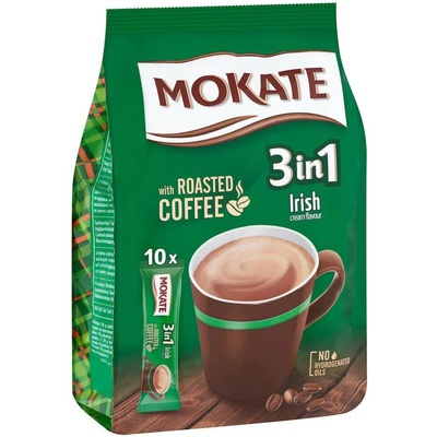 Mokate 3in1 Irish instantní káva 10 x 17 g