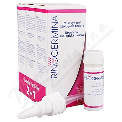 Rinogermina balík 1+2 nosní sprej biologická bariéra 3 x 10 ml