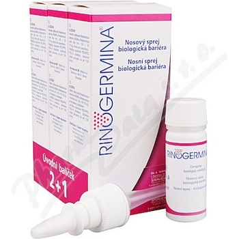 Rinogermina balík 1+2 nosní sprej biologická bariéra 3 x 10 ml