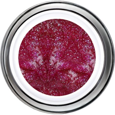 Laif Třpytivý vínový UV/LED gel CG 138 glitter Cardinal 6 ml