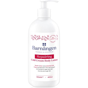 Barnängen Repairing тоалетно мляко за тяло за суха или много суха кожа 400ml