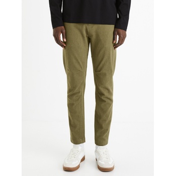 Celio Мъжки панталони с къс ръкав Celio Fodamso в цвят каки Celio | Zelen | МЪЖЕ | 36/32