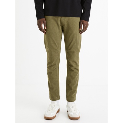 Celio Мъжки панталони с къс ръкав Celio Fodamso в цвят каки Celio | Zelen | МЪЖЕ | 36/32