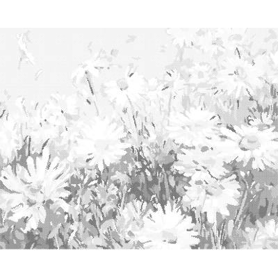 ZUTY Bodkovanie - MARGARÉTY Rámovanie: bez rámu a bez vypnutia plátna, Rozmer: 40x50 cm
