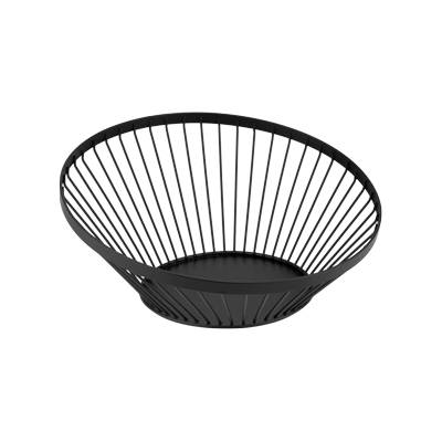 Horecano HORECANO-REN-Панер метален скосен Ø28xh13cm ЧЕРЕН (HC-39154) (0139154)