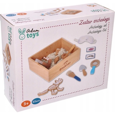 Adam Toys Sada pre malých archeológov + Kinetický piesok 1 kg