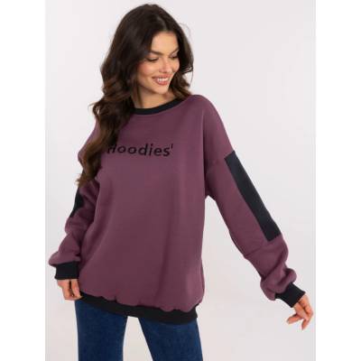 Red Lips Sweatshirt-EM-BL-983.10X-Dark Purple