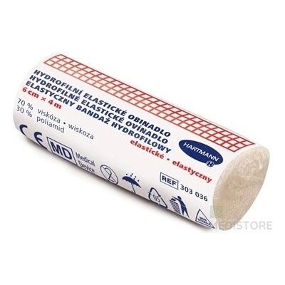 Paul Hartmann Ovínadlo hydrofilné elastické pletené, nesterilné 6 cm x 4 m 1 ks