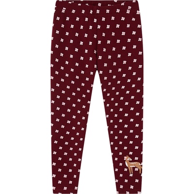 Wolf & Wolfie Dívčí zateplené legíny bordo