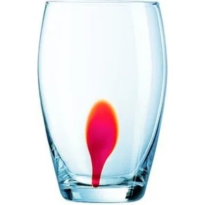 LUMINARC Чаша за вода Luminarc Drip Red 350ml, 4 броя (646694) - topmall