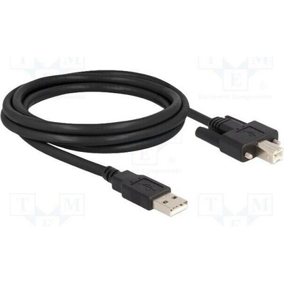 Delock 87201 USB 2.0 USB A vidlice USB B vidlice 2m černý
