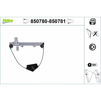 Zvedací zařízení oken VALEO 850780