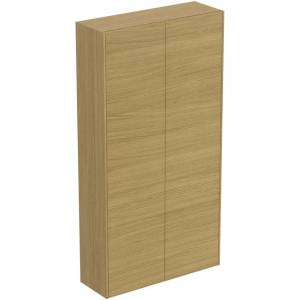 Ideal Standard Висок стенен шкаф Ideal Standard Atelier Conca, светло дъбово покритие, 72 см, 2 врати (T4107Y6)
