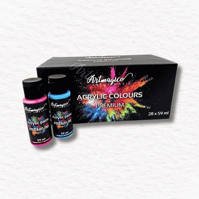 Artmagico akrylové barvy premium 28 x 59 ml