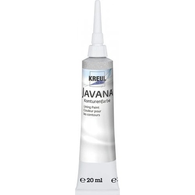 Kreul Kontura barevná JAVANA 20 ml perleťová stříbrná – Zboží Dáma Kreul Kontura barevná JAVANA 20 ml perleťová stříbrná – Zboží Dáma