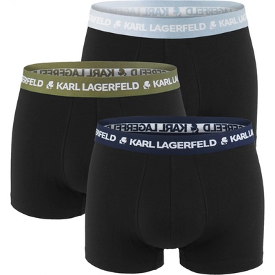 Karl Lagerfeld organic cotton logo black with indigo & blu mood waist