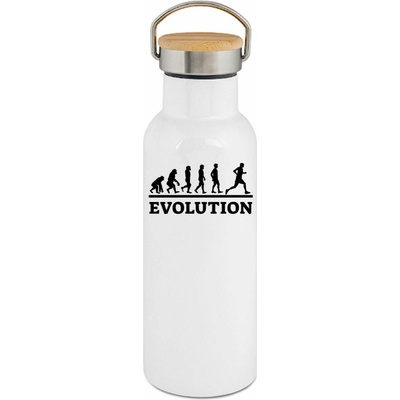 123TRIKO termoska Evolution běh, černý tisk 500 ml