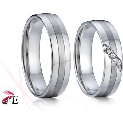 Goldpoint Snubní stříbrné prsteny 004 Charles a Diana