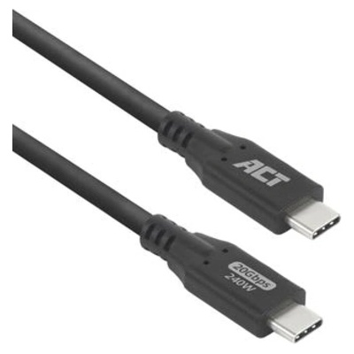 ACT Кабел USB-C - USB-C, 0.5 м / USB4, 20Gbps, 240W (EWENT-ACT-CAB-AC7420)