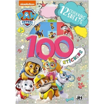 Jiri Models 100 samolepiek s omal. listy Labková patrola