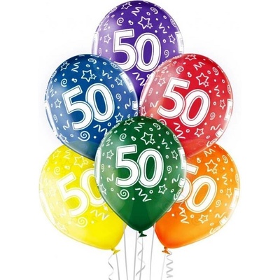 GoDan S.A. Balonky nafukovací číslo 50 barevné
