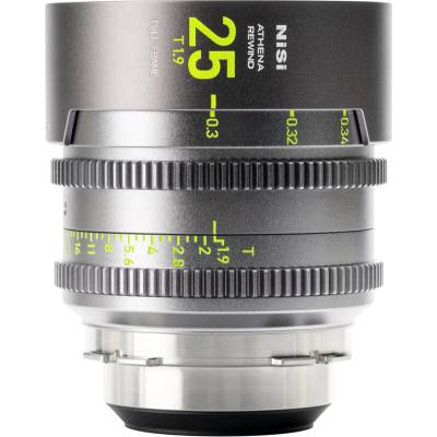 NiSi Cine Lens Athena Prime Rewind 25mm T1.9 PL-Mount