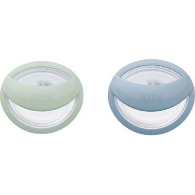 Nuk Силиконови залъгалки NUK Perfect Match - Mommy Feel, 0-6 м, 2 броя, зелена/синя (10175336)