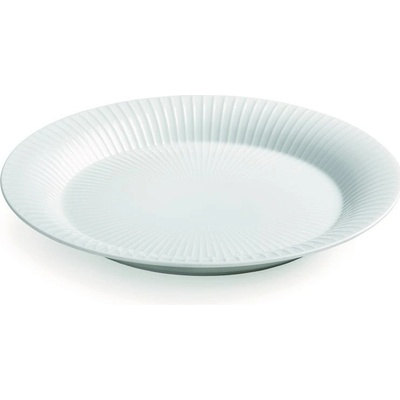 Kähler Design Bílý porcelánový talíř Design Hammershoi 27 cm